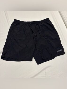 Men’s Columbia Black Athletic/Swim  Shorts Sz Large